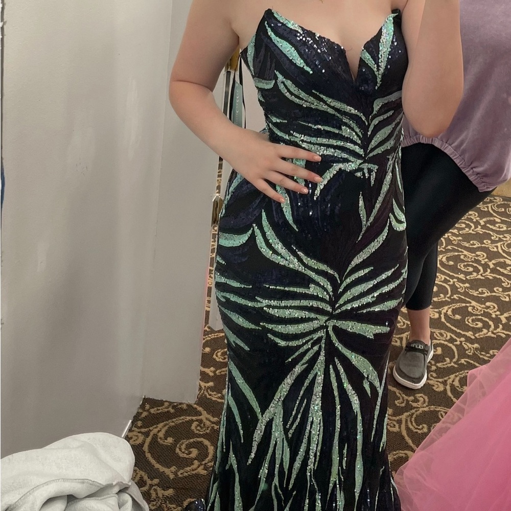 sleeveless dress multicolored